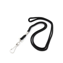 Cordón Negro para Gafete con Mosquetón 100 pzas | CR-1