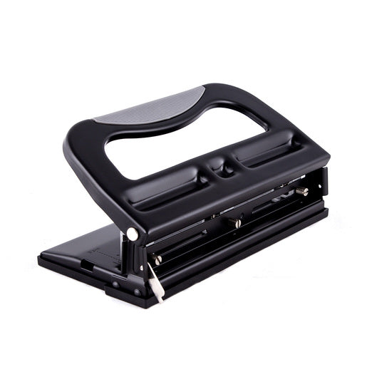 Perforadora Tres Orificios Ajustable Negra | Barrilito 914
