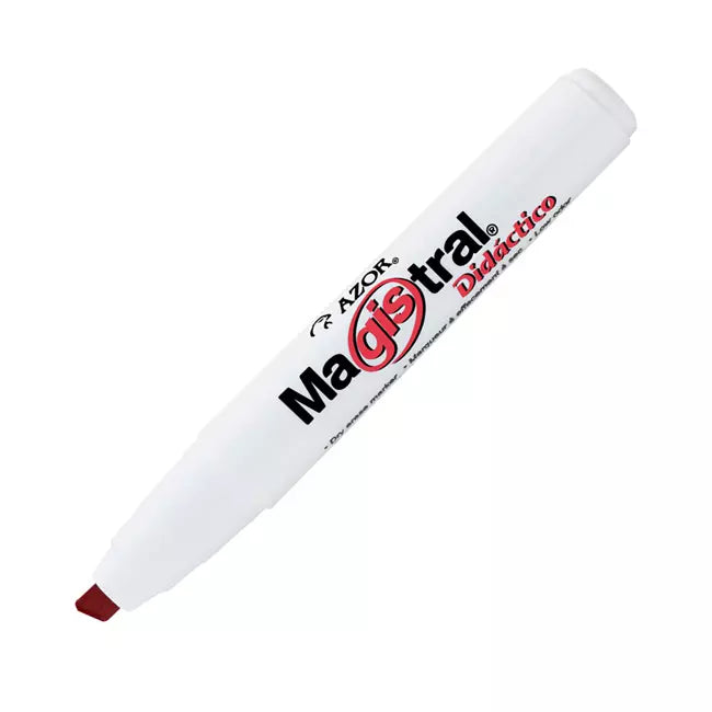 Marcador Magistral Didactico Rojo Azor 8350Ro