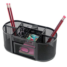 Organizador P/Escritorio Lamina Negro - Mesh 38305