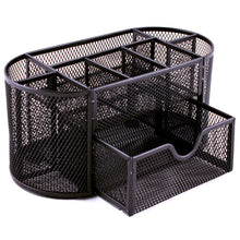 Organizador P/Escritorio Lamina Negro - Mesh 38305