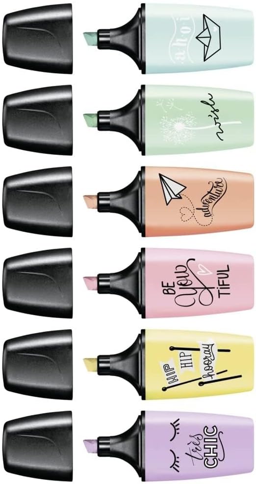 Marcatextos Boss Mini Pastel C/6 | Stabilo 07/06-27