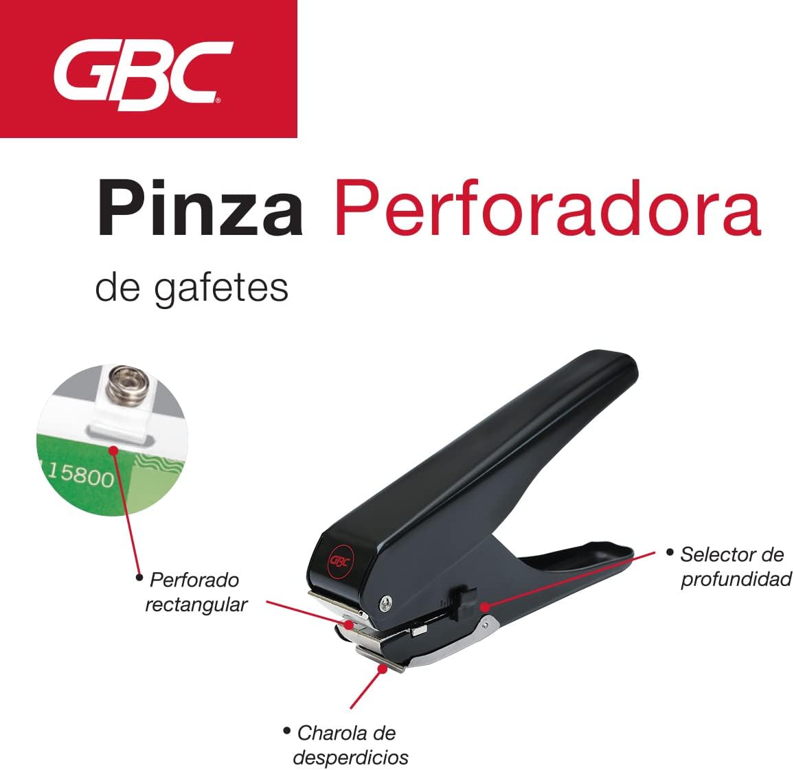 Pinza Perforadora Para Gafete | GBC MX60077