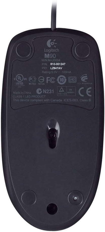 Mouse Usb M90 Negro Logitech 910 00453
