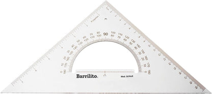Juego con 2 Escuadras Semi-Profesionales 35 cm | Barrilito 2036JE