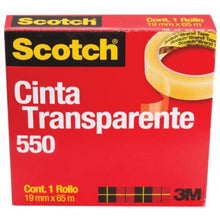 CINTA TRANSPARENTE 550 19 mm x 65 m - SCOTCH 70071085909