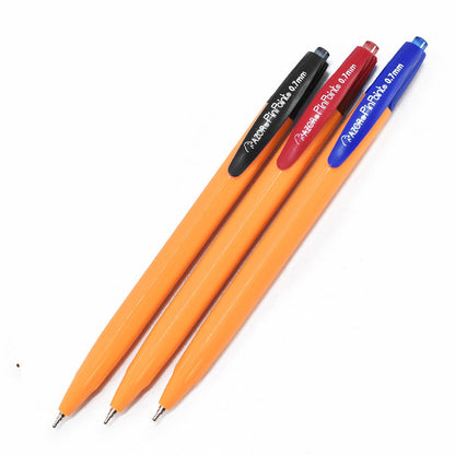 Bolígrafo Pin Point Retráctil Fino 0.7mm con 3 | Azor 6123CS