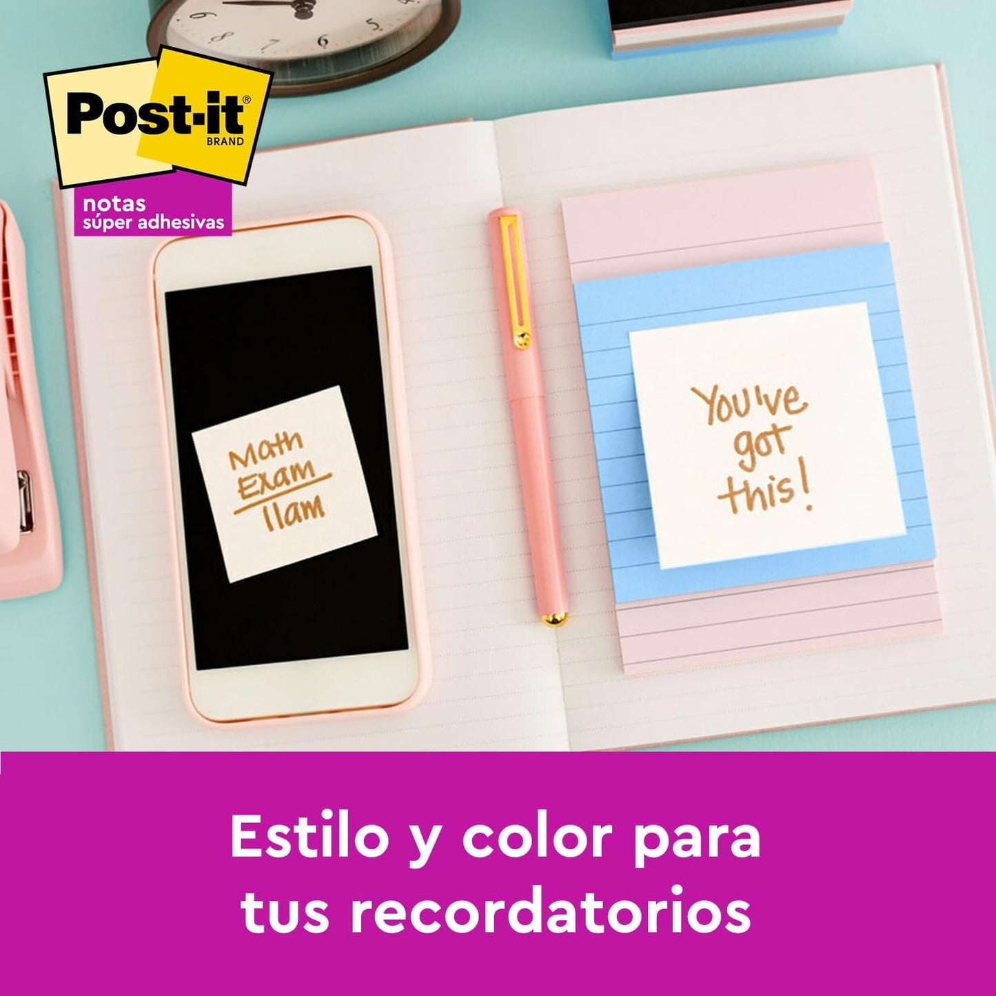 Notas Súper Adhesivas Serenidad 76 x 76 mm C/450 | Post-it