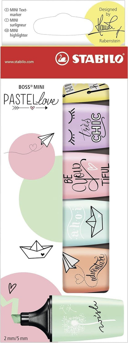 Marcatextos Boss Mini Pastel C/6 | Stabilo 07/06-27