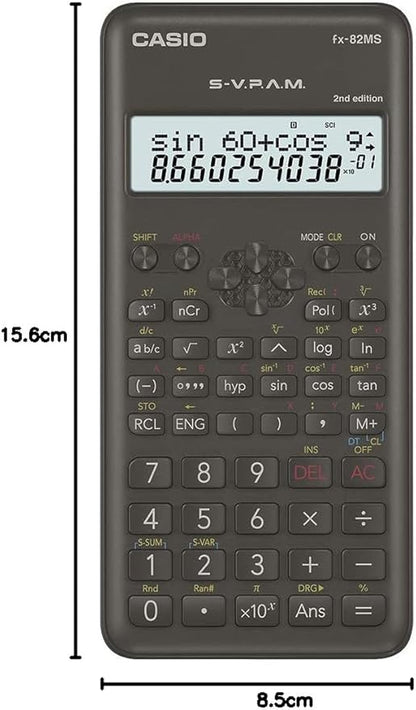Calculadora Científica 240 Funciones | Casio fx-82MS 2nd