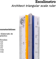 Escalimetro de Plastico 30 cm con Estuche | Barrilito ES125