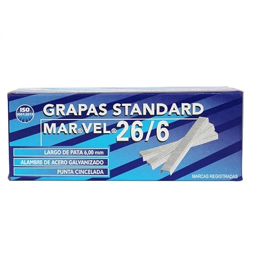 Grapa Estandar Mar Vel 26/6 con 1000 | FIFA 0047