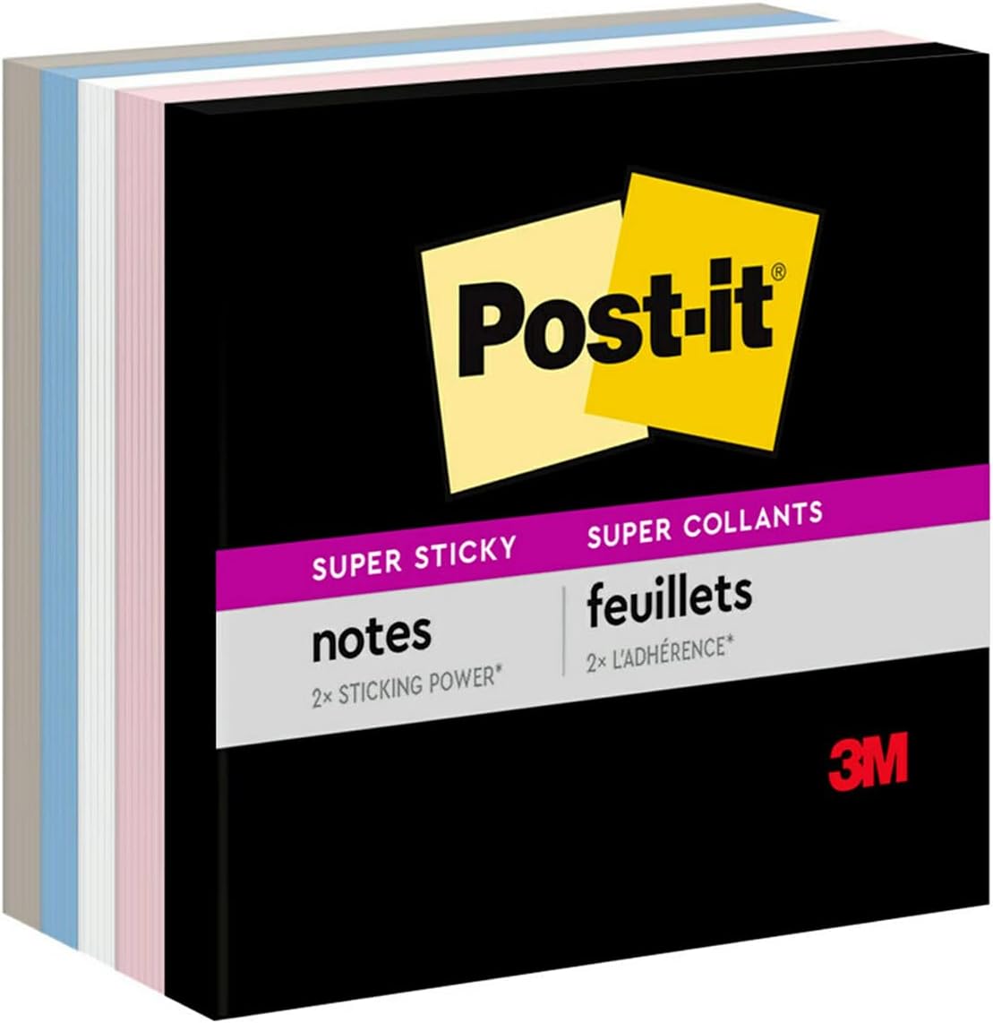 Notas Súper Adhesivas Serenidad 76 x 76 mm C/450 | Post-it