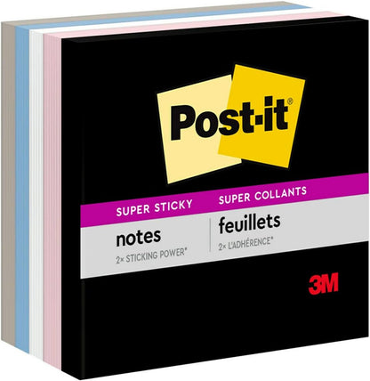 Notas Súper Adhesivas Serenidad 76 x 76 mm C/450 | Post-it