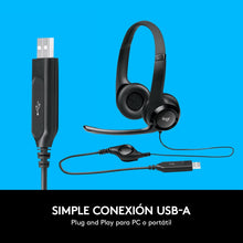 Audifonos con Micrófono H390 USB para Computadora | Logitech 981-000060