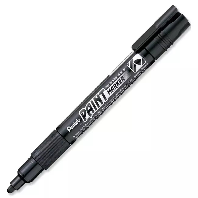 MARCADOR PAINT MARKER NEGRO - PENTEL MMP20-A