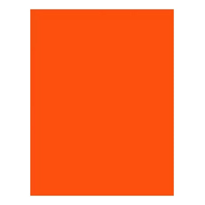 PAPEL BRIGHTS HOJA CARTA NARANJA (ORANGE - SUPRA 47-2608