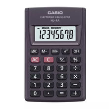 Calculadora Portatil 8 D. Negra  - CASIO HL-4A-S