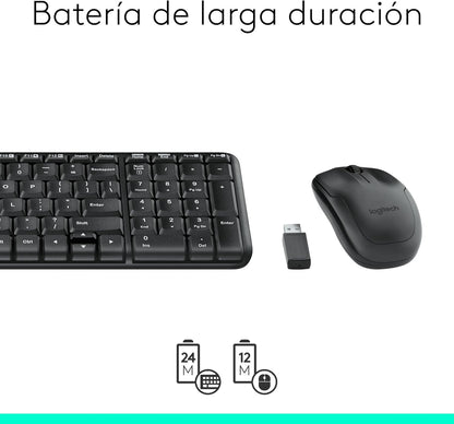 Combo Mouse y Teclado Inalámbrico MK220  | Logitech 920-004430