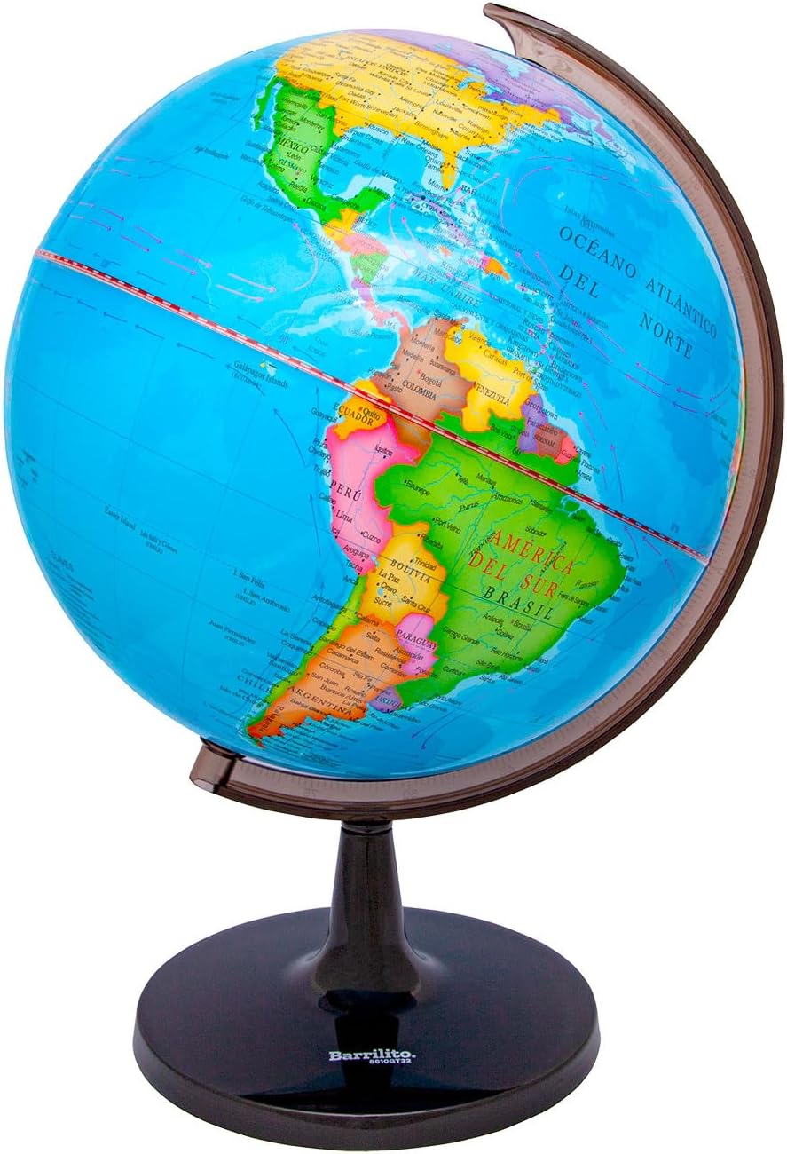 Globo Terraqueo Escolar 32 cm (12.6 in)  | Barrilito 8609GT32