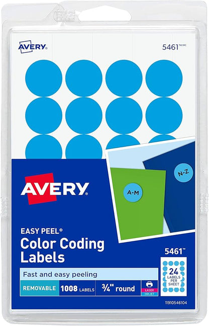 Etiqueta Redonda 3/4 1.9 cm C/1008 | Avery