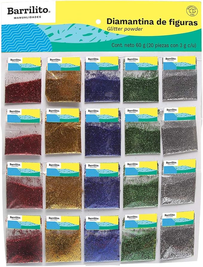 Diamantina Bolsita 2.7 g Surtida | Barrilito DYA20
