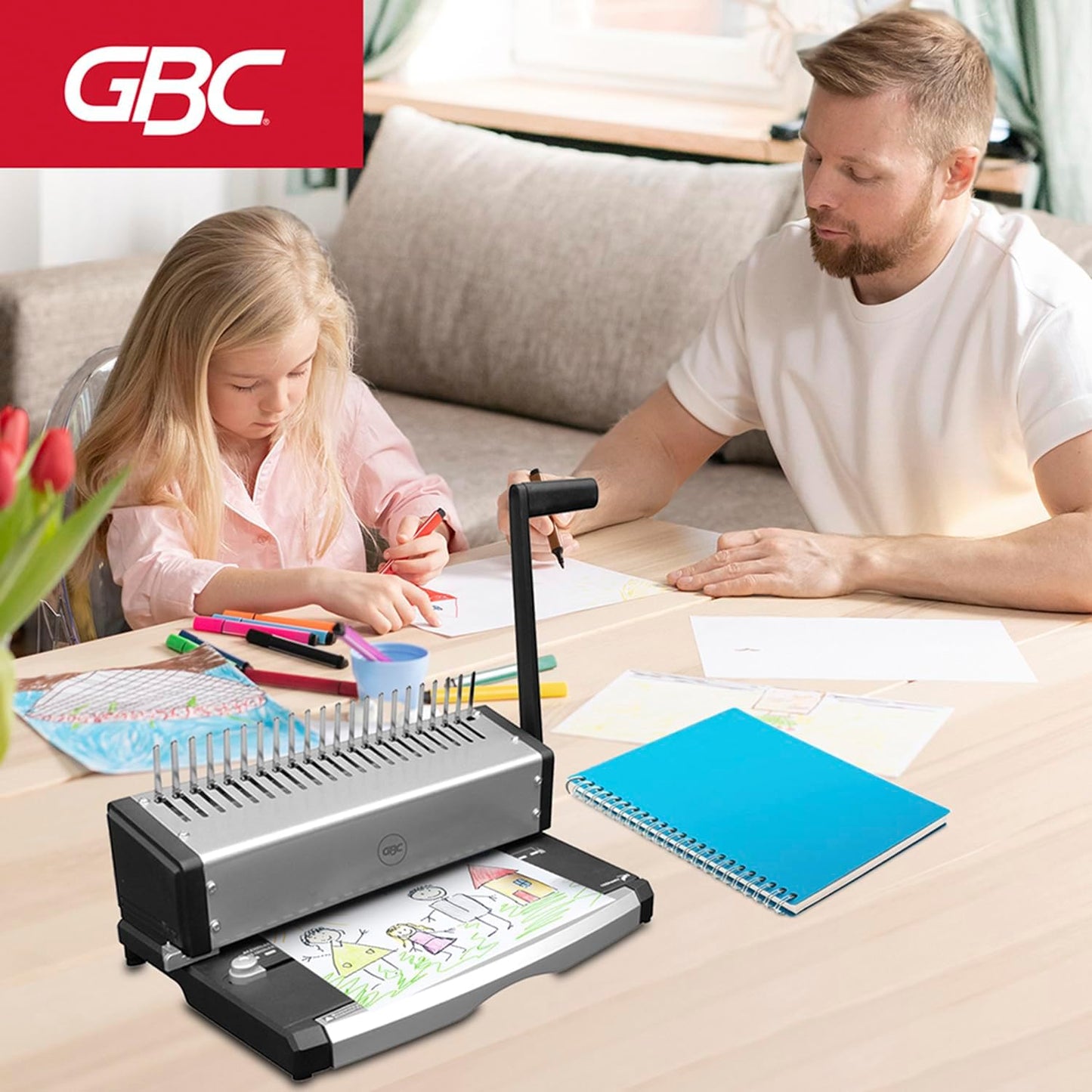 Engargoladora Kombo Basic p/ Arillo Plástico | GBC MX0016