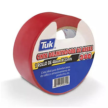 CINTA DELIMITADORA 340 48 mm x 33 m ROJA - TUK 434088