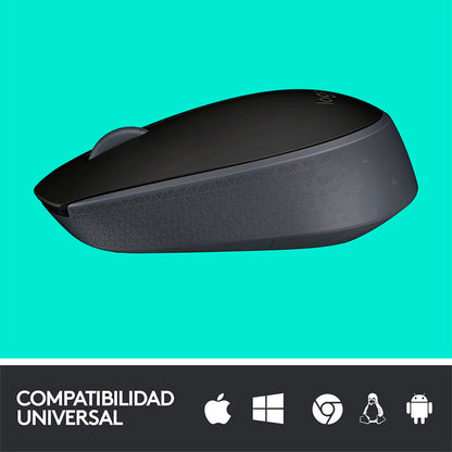 Mouse Usb Inalambrico M170 Negro/Gris | Logitech 910-004940