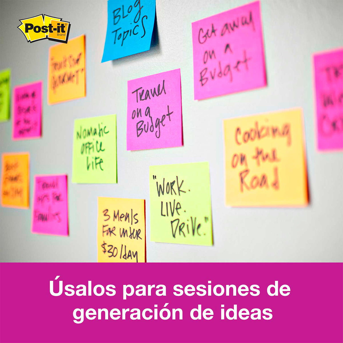 Notas Adhesivas Ola Aqua 22018 7.6 x 7.6 cm | Post-It 70005298933