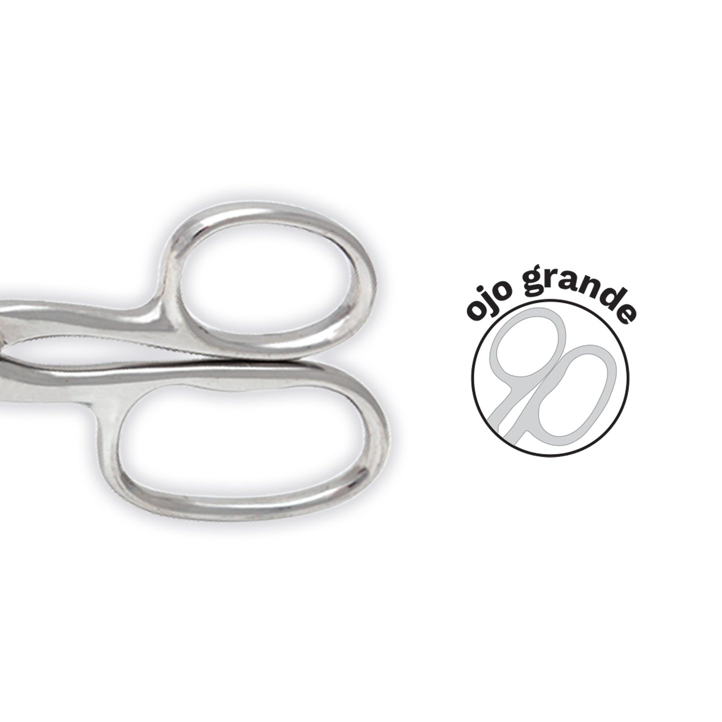 Tijera Forjada Ergonómica Ojo Grande 17.8 cm (7 in) | Barrilito 8341-7CN