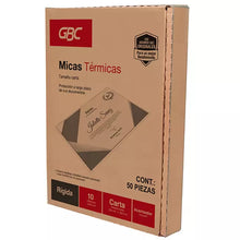 MICA TERMICA 10 mil CARTA CAJA CON 50 - GBC M130251