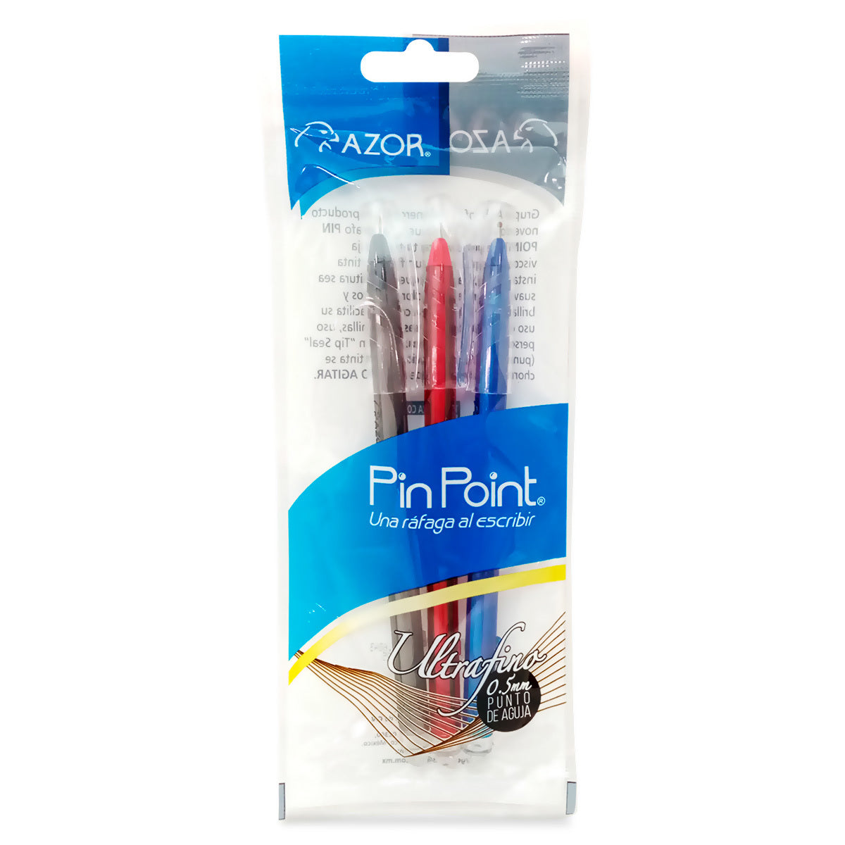 Bolígrafo Pin Point Ultrafino con 3 | Azor 6843