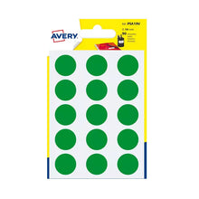 ETIQUETA REDONDA 5463 ¾ VERDE C/1008 - AVERY 2105