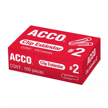 CLIP ESTANDAR #2 CON 100 - ACCO P1660