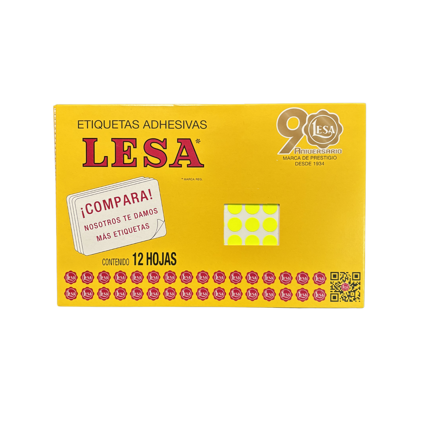 Etiqueta #10 de 10 mm 12 Hojas con 176 | LESA