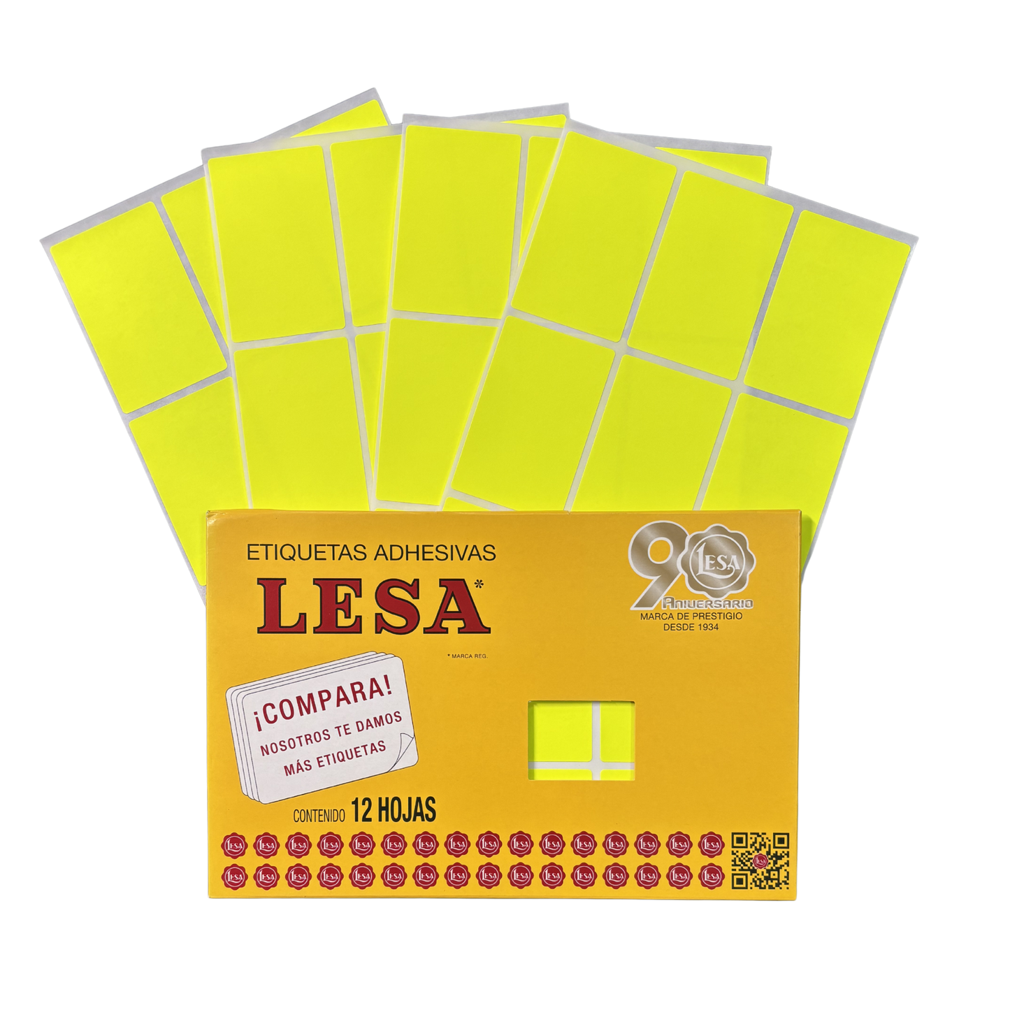Etiqueta Adhesiva #13 (69 x 44 mm) 12 Hojas con 9 (108) | Lesa 2-513