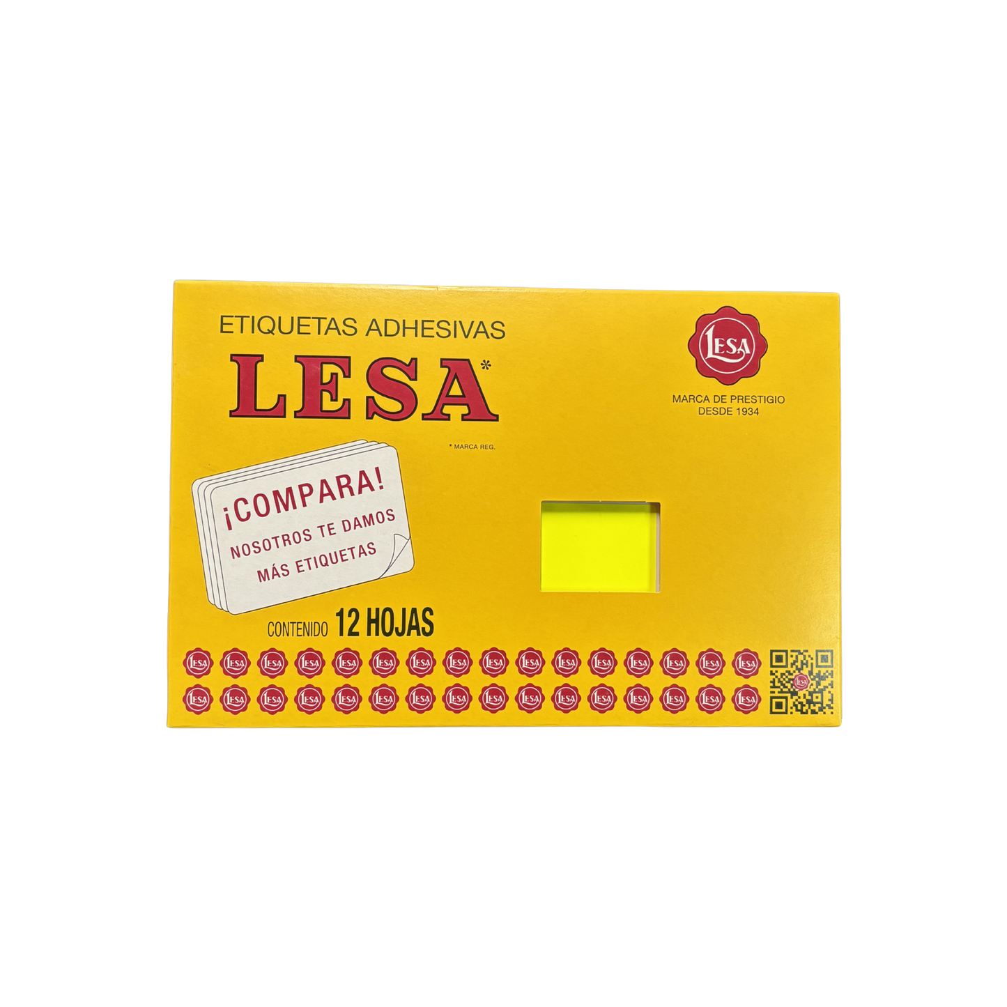 Etiqueta Adhesiva #16 (49 x 33 mm) 12 Hojas con 16 (192) | LESA 2-516