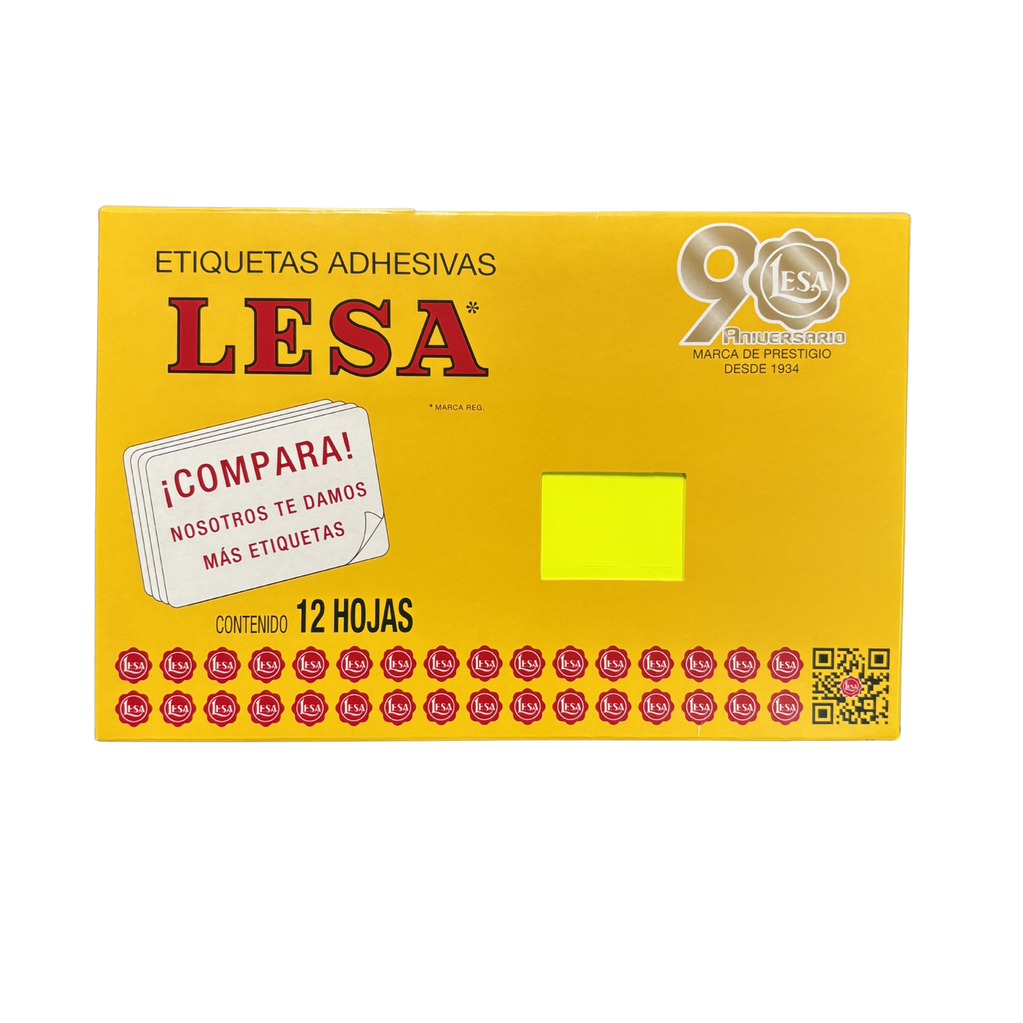 Etiqueta Adhesiva #19 (101 x 46 mm) 12 Hojas con 6 (72) | Lesa 2-519