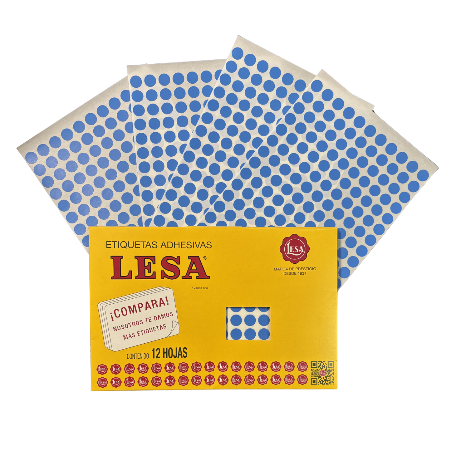 Etiqueta #10 de 10 mm 12 Hojas con 176 | LESA