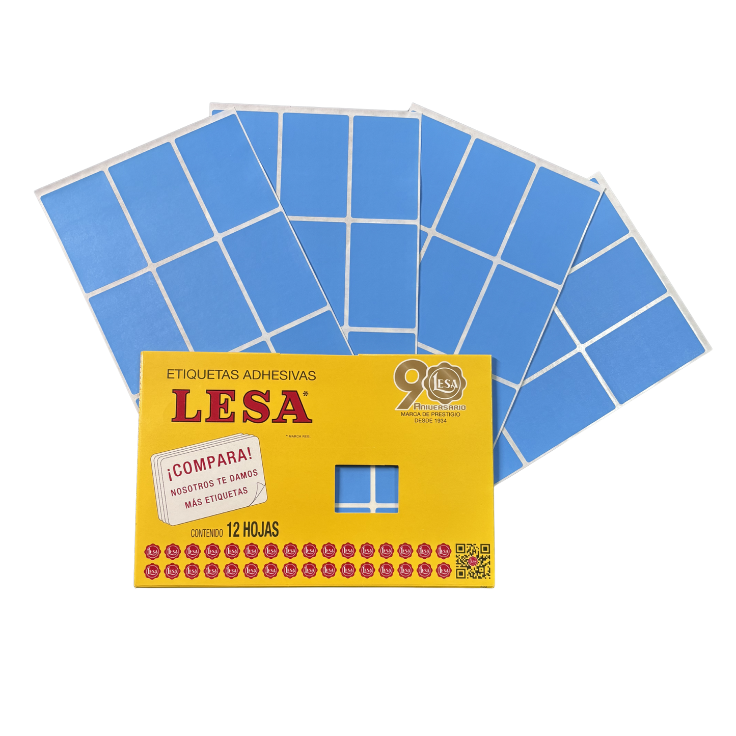 Etiqueta Adhesiva #13 (69 x 44 mm) 12 Hojas con 9 (108) | Lesa 2-513