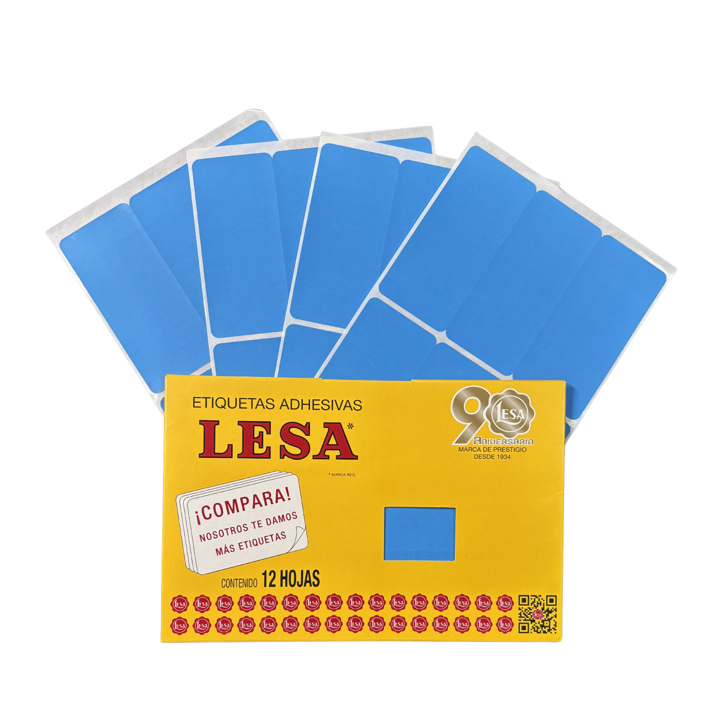 Etiqueta Adhesiva #19 (101 x 46 mm) 12 Hojas con 6 (72) | Lesa 2-519