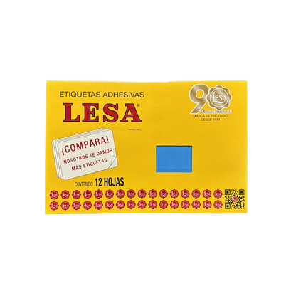 Etiqueta Adhesiva #19 (101 x 46 mm) 12 Hojas con 6 (72) | Lesa 2-519