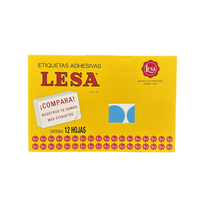 Etiqueta Adhesiva #22 (32 mm) 12 Hojas con 24 (288) | Lesa 2-522