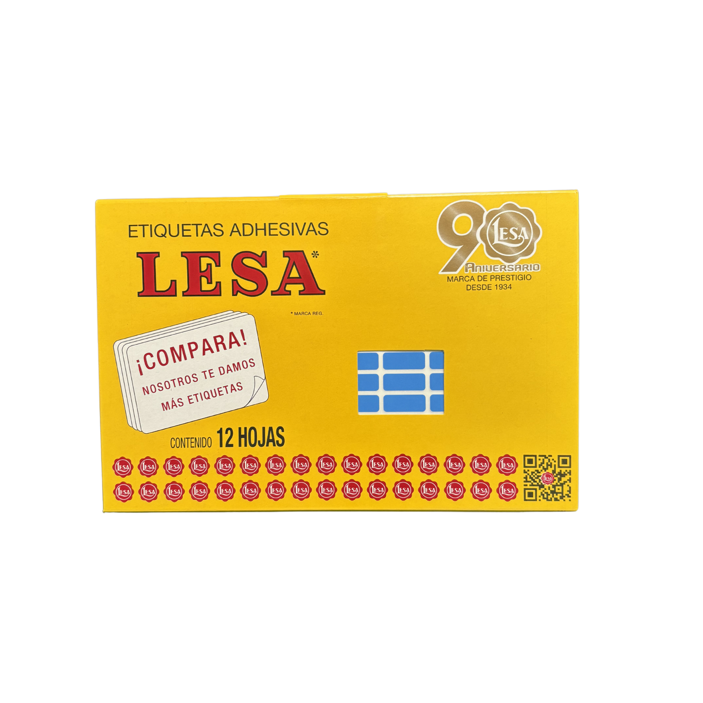 Etiqueta Adhesiva #4 (20 x 08 mm) 12 Hojas con 140 (1680) |  Lesa 2-504