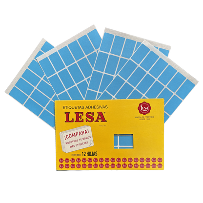 Etiqueta Adhesiva #7 (38 x 21 mm) 12 Hojas con 30 (360) |  LESA 2-507