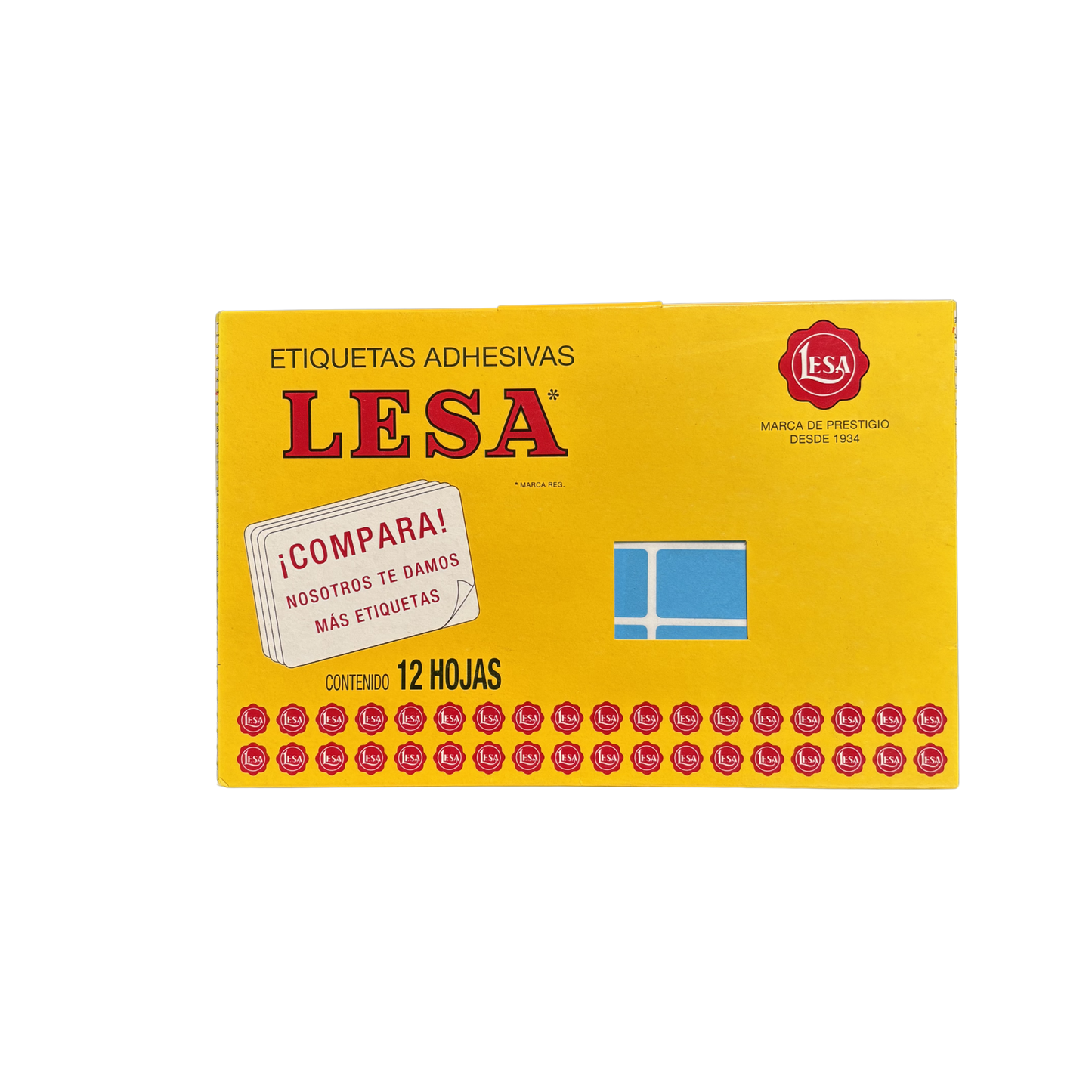 Etiqueta Adhesiva #7 (38 x 21 mm) 12 Hojas con 30 (360) |  LESA 2-507
