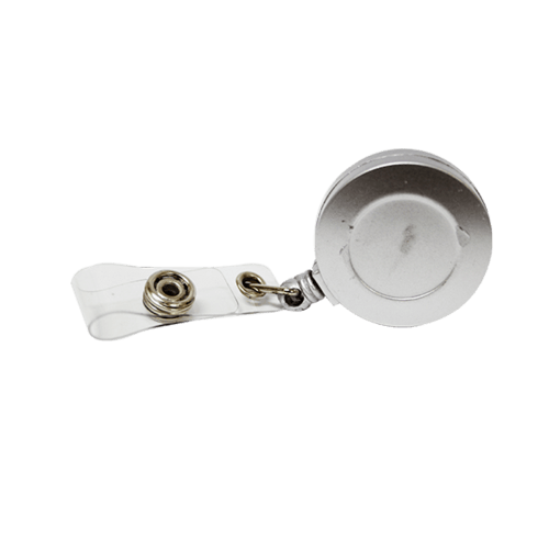 Broche para Gafete Retractil Plata C/10 |  Barrilito CAI502