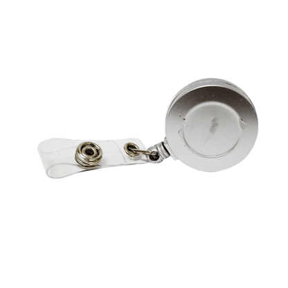 Broche para Gafete Retractil Plata C/10 |  Barrilito CAI502