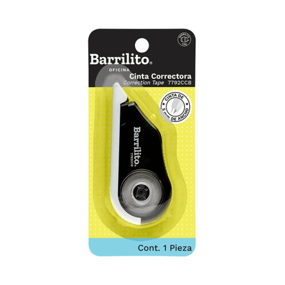 Corrector Barrilito Cinta Correctora 12 m x 5 mm | Barrilito 7792CCB